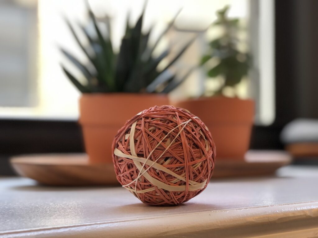 my rubber band ball